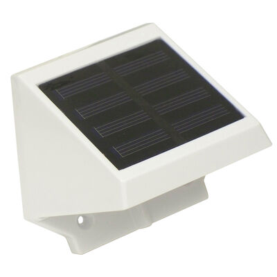 Dock Edge Side-Mount Solar Light, White